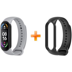 Xiaomi Mi Band 6 MiJobs двоколірний сірий/чорний (MJ6-DSS004GB) краща модель в Черкасах