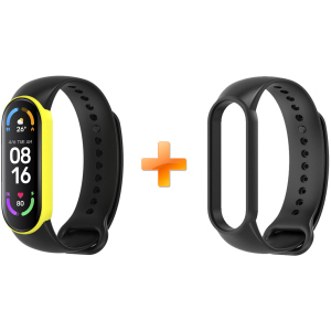 Xiaomi Mi Band 6 MiJobs Dual Color Black/Yellow (MJ6-DSS009BY) ТОП в Черкассах