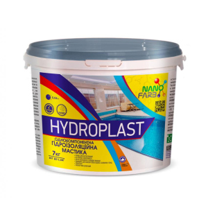 Гідроізоляційна мастика Hydroplast Nanofarb 7.0 кг Білий (hpl5) надійний