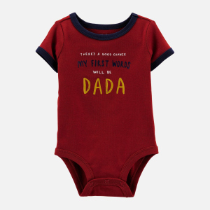 Боди-футболка Carters 1M009210 68 см 600 R Red (194135469075) лучшая модель в Черкассах