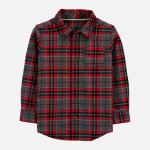 Рубашка Carters 3J216610 122 см 981 PL Plaid (194133515095) лучшая модель в Черкассах