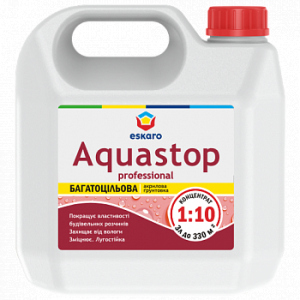 Ґрунтовка Eskaro Aquastop Professional 3 л краща модель в Черкасах