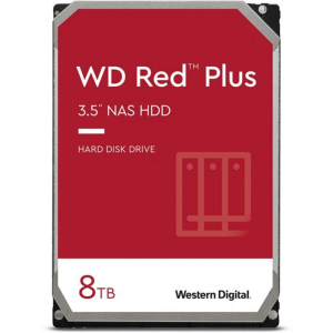 Жорсткий диск Western Digital 8TB Red NASPlus 7200rpm 256MB (WD80EFBX) 3.5 SATA III краща модель в Черкасах