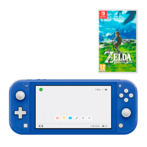 Набір Консоль Nintendo Switch Lite Blue 32GB Нове + Гра The Legend of Zelda Breath of The Wild Озвучка Nintendo Switch Нове краща модель в Черкасах