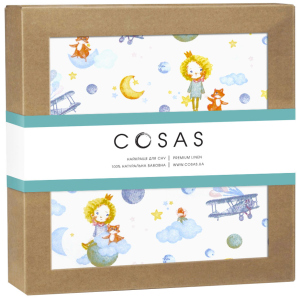 Непромокальна пелюшка Cosas Diaper Little Prince 70х120 см (4822052070970) в Черкасах