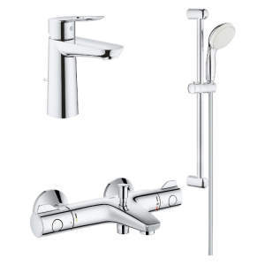 хороша модель GROHE набір змішувачів для ванної Grohtherm 800 + BauLoop (34550TM)