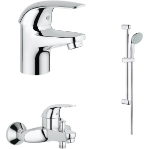 GROHE Набір змішувачів Euroeco (124428) ТОП в Черкасах