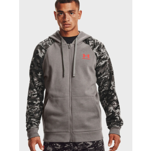 купить Толстовка Under Armour Rival Flc Camo Script Fz 1366310-066 L (195251379958)