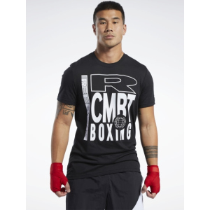 Футболка Reebok Combat Boxing Tee FJ5333 S Black (4062054547807) ТОП в Черкассах