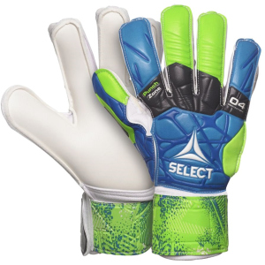 Воротарські рукавички Select Goalkeeper Gloves 04 Hand Guard 5 (332) Синьо/зелено/білі (5703543200498) в Черкасах