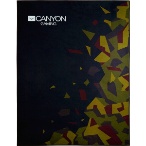 Захисний килимок Canyon 100х130 см Чорний/Камуфляж (CND-SFM02) краща модель в Черкасах