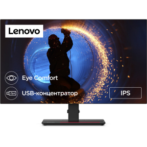 Монітор 27" Lenovo ThinkVision P27q-20 (61EAGAT6UA) USB Type-C 65W / 8-bit / sRGB 99% ТОП в Черкасах