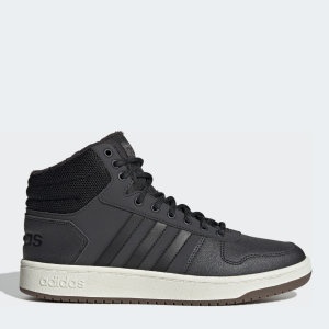 Ботинки Adidas Hoops 2.0 Mid GZ7959 41 1/3 (7.5) 26 см Carbon/Cblack/Whitin (4064047619089) в Черкассах