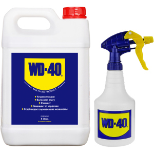 Универсальный аэрозоль (смазка) WD-40 Канистра с распылителем 5 л (5032227485068) лучшая модель в Черкассах