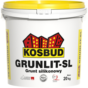 Грунт силіконовий, GRUNLIT-SL, (з піском/без піску) база, цебро 20 кг ТОП в Черкасах