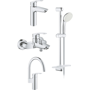 хороша модель Набір змішувачів GROHE Eurosmart New UA123248MK (23324003+33300003+27926001+33202003)