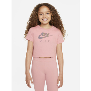 Футболка детская Nike G Nsw Tee Crop Nike Air DJ6932-630 152-158 см (L) Розовая (195240913781) в Черкассах