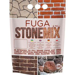 Затирка Заповнювач швів Polimin Fuga Stonemix білий 5 кг в Черкасах