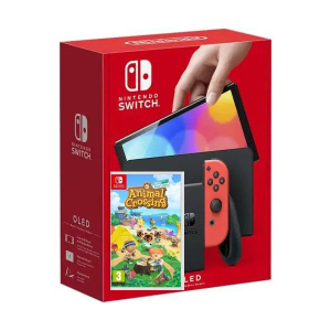 Nintendo Switch (OLED model) Neon Blue-Red + Гра Гра Animal Crossing: New Horizons (російська версія) в Черкасах