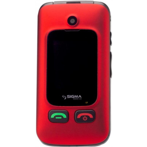 Мобильный телефон Sigma mobile Comfort 50 Shell Dual Sim Black/Red лучшая модель в Черкассах