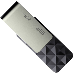 Silicon Power Blaze B30 256GB USB 3.0 Black (SP256GBUF3B30V1K) краща модель в Черкасах