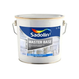 Грунт алкідний SADOLIN MASTER BASE адгезійний білий 2.5 краща модель в Черкасах