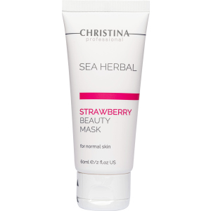 Клубничная маска красоты Christina Sea Herbal Beauty Mask Strawberry 60 мл (7290100360569) ТОП в Черкассах