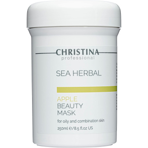 Яблучна маска краси Christina Sea Herbal Beauty Mask Green Apple 250 мл (7290100360576) краща модель в Черкасах