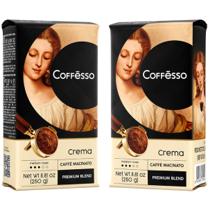 Набор молотого кофе Coffesso Crema 250 г х 2 шт (2300000010220) рейтинг