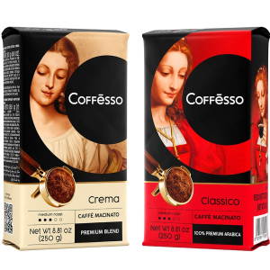 Набор молотого кофе Coffesso Classico 250 г + Coffesso Crema 250 г (2300000010077)