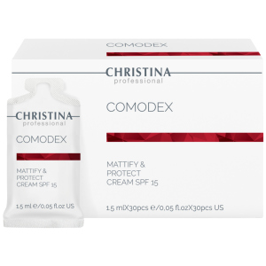 Матирующий защитный крем Christina Comodex Mattify & Protect Cream SPF 15 sachets kit 30 саше х 1.5 мл (7290100368275) в Черкассах