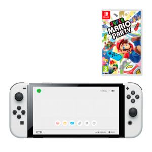 Консоль Nintendo Switch OLED Model HEG-001 64GB White Новий + Гра Mario Party краща модель в Черкасах