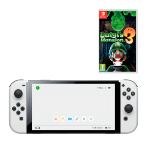 Набір Консоль Nintendo Switch OLED Model HEG-001 64GB White Новий + Гра Luigi's Mansion 3