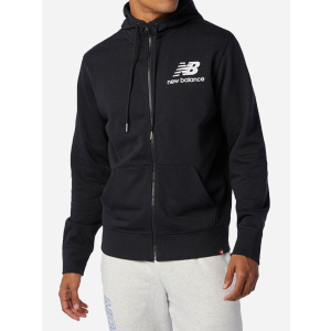 Толстовка New Balance Essentials Brush Fleece FZ MJ03580BK S Чорна (194768273971) ТОП в Черкасах