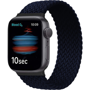 Ремінець Promate Fusion-40L для Apple Watch 38-40 мм 1/2/3/4/5/6/7/SE Charcoal (fusion-40l.charcoal) в Черкасах