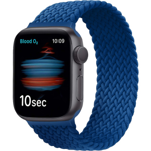 Ремінець Promate Fusion-44M для Apple Watch 42-44 мм 1/2/3/4/5/6/7/SE Blue (fusion-44m.blue) краща модель в Черкасах