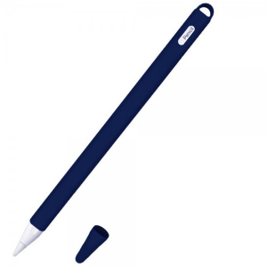 Чохол TPU Goojodoq Hybrid Ear для стілуса Apple Pencil 2 Dark/Blue тех.пак