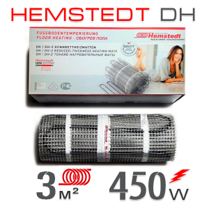 Нагревательный мат Hemstedt DH 3 кв.м рейтинг