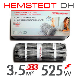 Нагревательный мат Hemstedt DH 3,5 кв.м