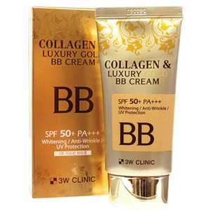 ВВ-крем для лица 3W Clinic Collagen & Luxury Gold BB Cream SPF50+/PA+++ 50 мл (8809331318875) в Черкассах