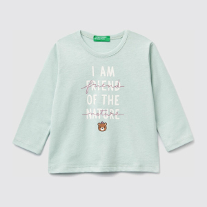 хорошая модель Футболка с длинными рукавами United Colors of Benetton 3ATNC14TM.P-37R 90 см (8033379762073)