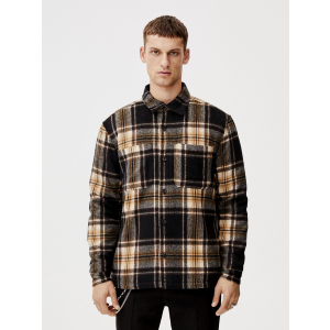 Куртка-рубашка Pull & Bear 9474/513/800 L Коричневая в клетку (09474513800043) ТОП в Черкассах