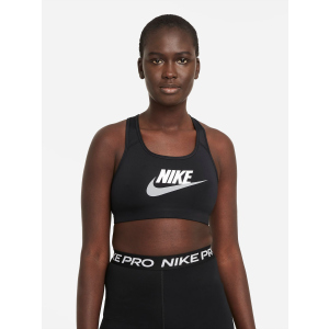 Спортивний топ Nike W Nk Df Swsh Cb Futura Gx Bra DM0579-010 S Чорний (195241990569) ТОП в Черкасах