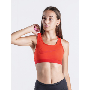 Спортивний топ Nike W Nk Swsh Icnclsh Gx Bra DD1141-673 2XL Помаранчевий (195239602245) надійний