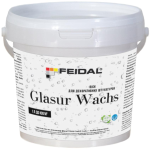 Віск для декоративних штукатурок Feidal Glasur Wachs 1 л (4820232443415) краща модель в Черкасах