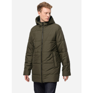 Пуховик синтетичний Jack Wolfskin North York Jacket M 1206381-4144 L Сіро-зелений (4060477927091) краща модель в Черкасах