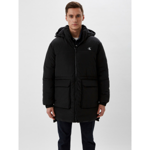 Куртка Calvin Klein Dropped Hem Ribstop Puffer J30J319589-BEH XL Black (8719854513469) краща модель в Черкасах