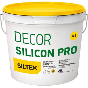 Штукатурка декоративна силіконова Siltek Decor Silicon Pro камінна 1,5мм 25кг