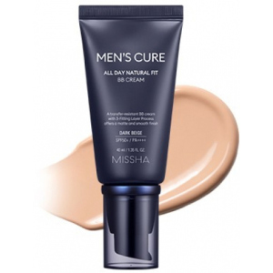 ВВ крем мужской натуральный Missha Mens Cure Fit SPF50+/PA++++ Dark Beige 40 мл (8809643532686) в Черкассах