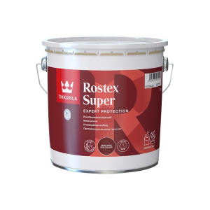 Грунт швидкосохнучий TIKKURILA ROSTEX SUPER для металу та оцинкування червоно-коричневий 3л в Черкасах